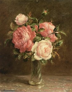 A Still Life Of Pink Roses