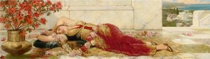 A Languid Harem Beauty — Emile Eisman Semenovsky