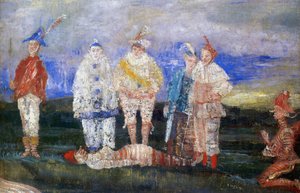 Duello Di Maschere — James Ensor