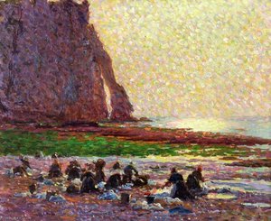 Laundresses by the Sea at Etretat