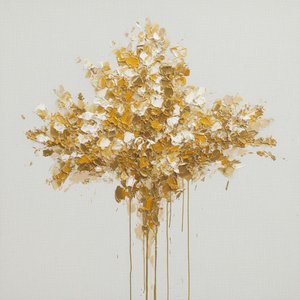 Núcleo Dourado Radiante: Um Estudo Monumental De Ouro Espontâneo E Luz Etérea — David Moreau