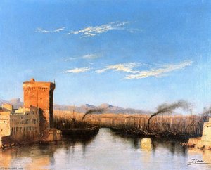 Marseille, Entrée Du Port — Felix Francois Georges Philbert Ziem