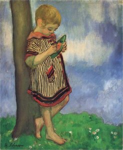 Pierre Labasque With A Small Boat — Henri Lebasque