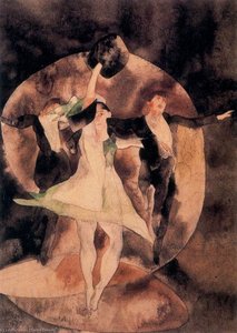 In Vaudeville. The green dancer