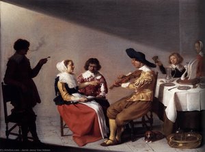 A Musical Party — Якоб Янс Ван Велсен