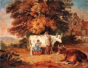 Rural Scene With Cows — James Flewitt Mullock