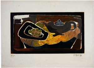 Die Théière Und Die Reben — Georges Braque