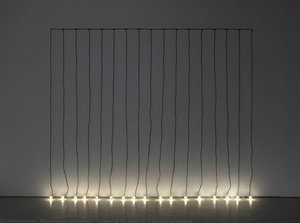 Quadro Di Fili Elettrici – Tenda Di Lampadine — Michelangelo Pistoletto