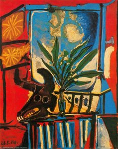 Natura Morta Con Testa Di Toro — Pablo Picasso