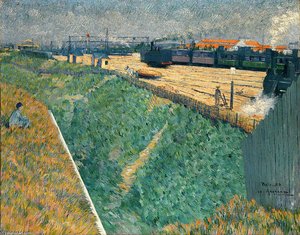 The Western Railway At Its Exit From Paris