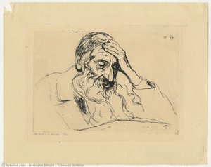 Talmudic Scholar — Hermann Struck