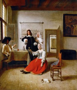 Der Trinker — Pieter De Hooch