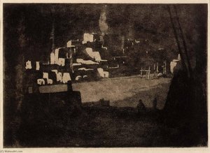 Pueblo at Night