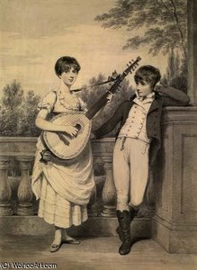 John And Charlotte, — Henry Edridge