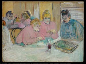 These Ladies In The Dining Room — Comte Henri Marie Raymond De Toulouse-lautrec-monfa