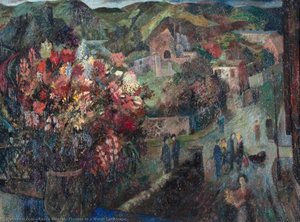 Flowers In A Welsh Landscape — Leslie Moore