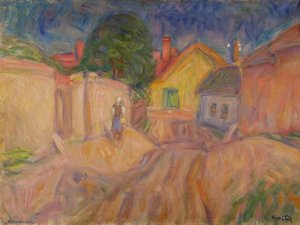 Curved Street At Szentendre