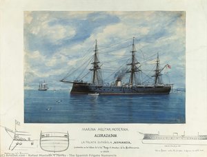 The Spanish Frigate Numancia — Rafael Monleón Y Torres