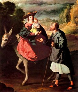 Die Flucht Nach Ägypten — Francisco De Zurbarán