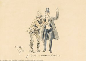 Un Tocco Di Alta Società Occidentale — Charles Marion Russell