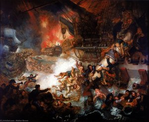 The Battle Of The Nile - Destruction Of 'l'orient' — Мэтер Браун