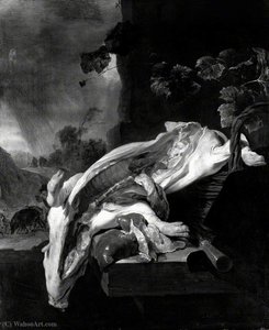 A pig's carcase