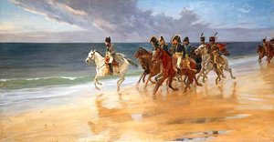 Napoleon On The Sands At Boulogne, France — Andrew Garrick Gow