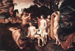 The Bath Of Diana — François Clouet