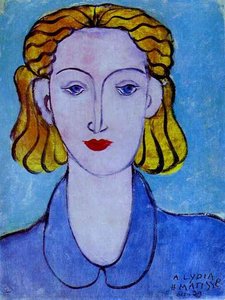 Jeune femme avec un chemisier bleu (Portrait de Lydia Delectorskaya, la secrétaire de l'artiste)
