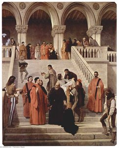 The Last Moments Of The Doge Marin Faliero — Francesco Hayez