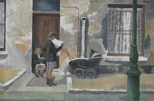 Street Scene Kentish Town — Cliff Rowe