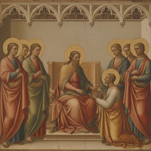 The Sacred Humility: A Monumental Devotion In Ochre And Gold — Marc Duvallier