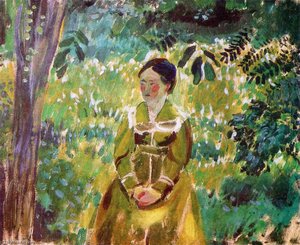 Lady in a Garden
