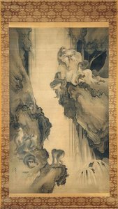 Waterfall and Monkeys