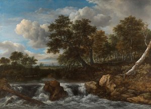 Landscape With Waterfall — ヤコブ・イザックソン・ファン・ルイスダール