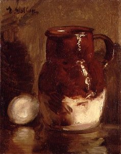 Stoneware Jug And Egg