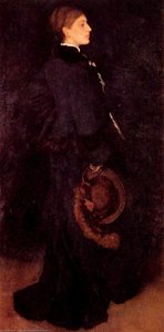 Arreglo En Marrón Y Negro - Retrato De La Señorita Rosa Corder — James Abbott Mcneill Whistler