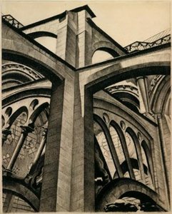 Chartres Cathedral — Charles Rettew Sheeler Junior