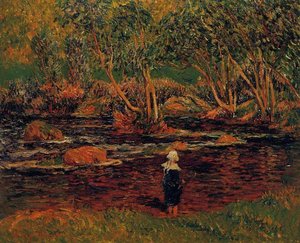 A Ford, Pont-aven River — Henri Moret