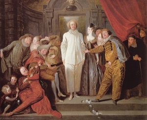 Les Comédiens Italiens — Watteau