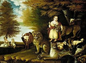 The Peaceable Kingdom 2 — Edward Hicks