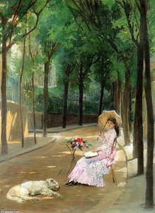 A Lazy Afternoon — Gustave Léonhard De Jonghe