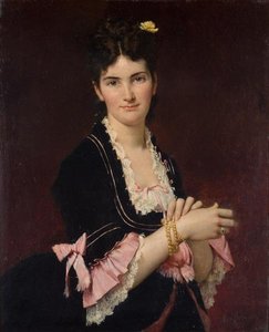 Portrait De Madame Mestayer — जूल एली डेलाउनी