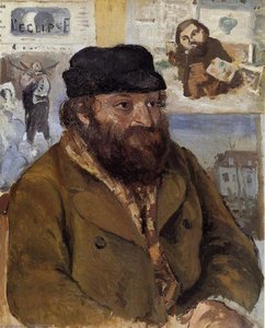 Portrét Paula Cézana — Camille Pissarro