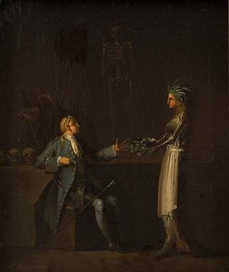 The Doctor's Wife Reveals Her Husband's Intention Of Anatomising Niels Klim — Νικόλαος Αβιλγιάρδης