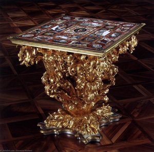 Wooden base for a tabletop
