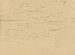 Эскиз Горного Пейзажа 19 — Николай Константинович Роерих