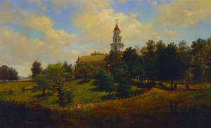 The Old Dutch Church, Bruynswick — Edward Lamson Henry
