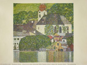 Chiesa Sul Lago Attersee Dopo Gustav Klimt — Gustav Klimt