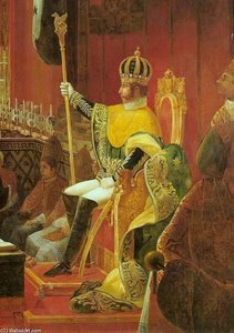 Coronation Of King Peter I — Jean-baptiste Debret